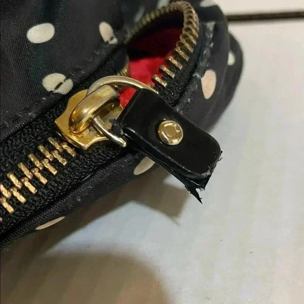 Kate spade polkadot nylon satchel handbag